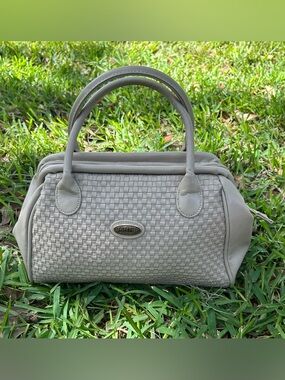 Vintage Gitano Woven Satchel Handbag